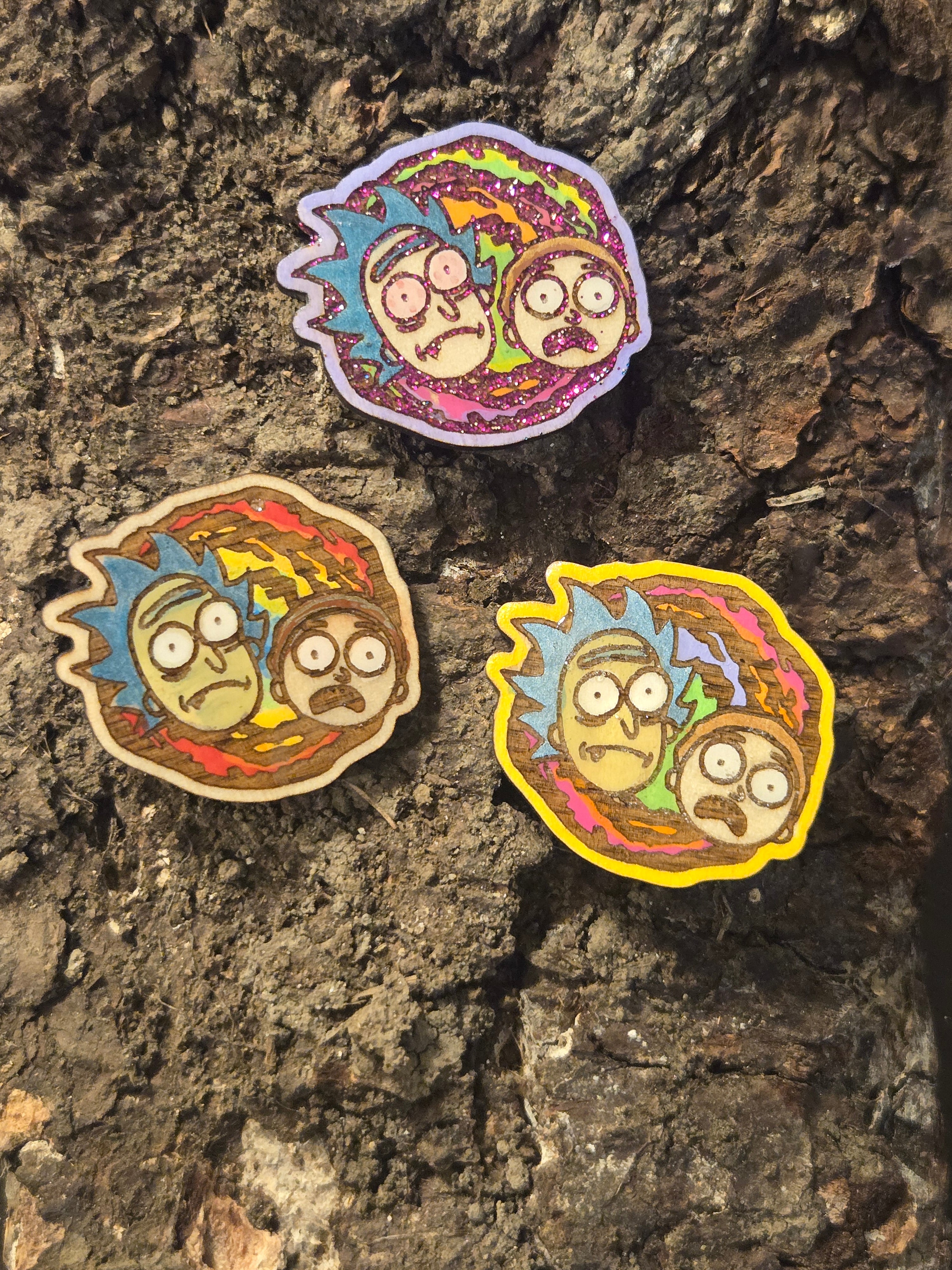 Wubba Lubba Dub-Dub! Dimension Hopping Duo Pin/Magnet