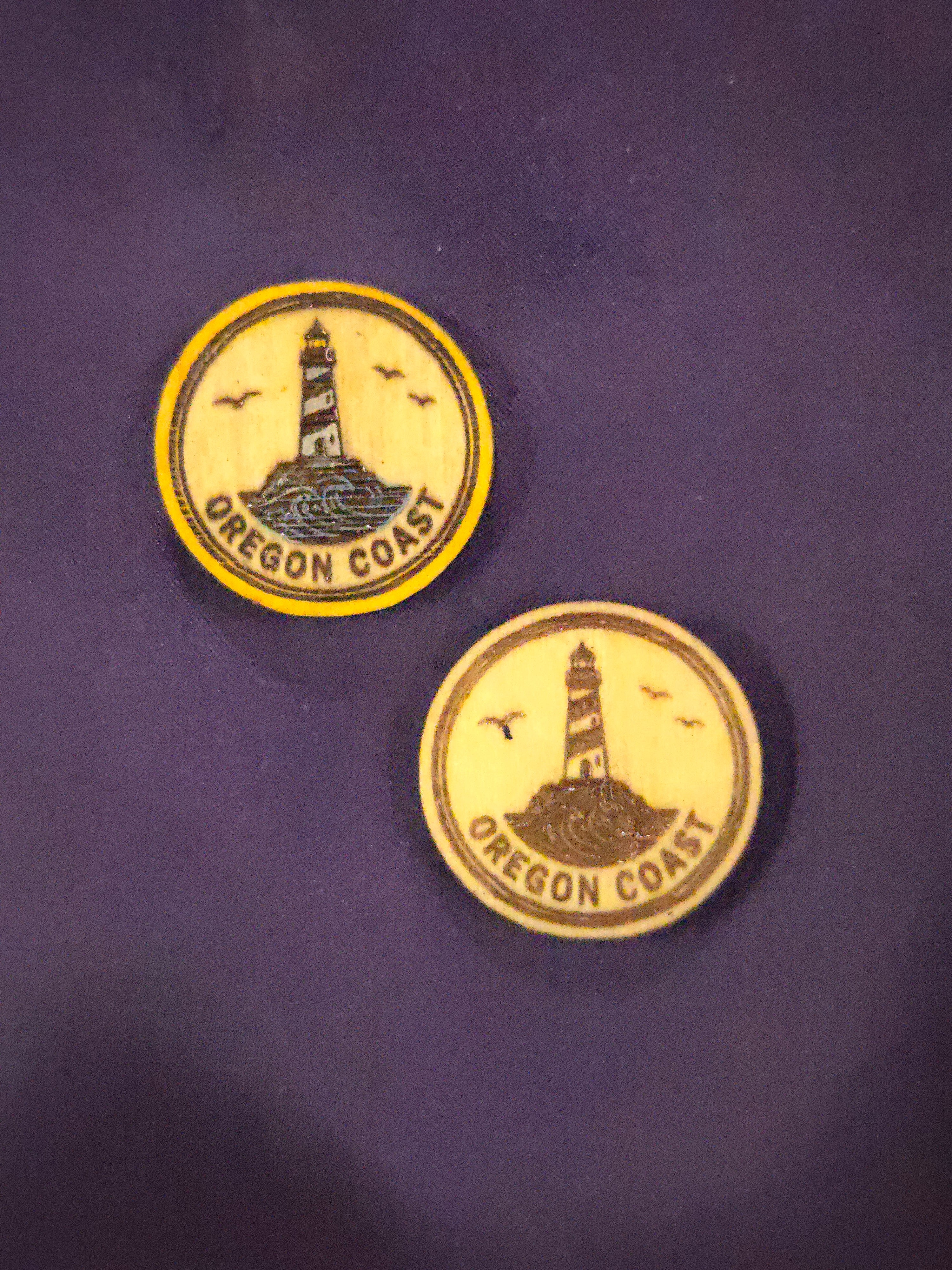 Classic Oregon Coast Lighthouse Hat Pin / Magnet
